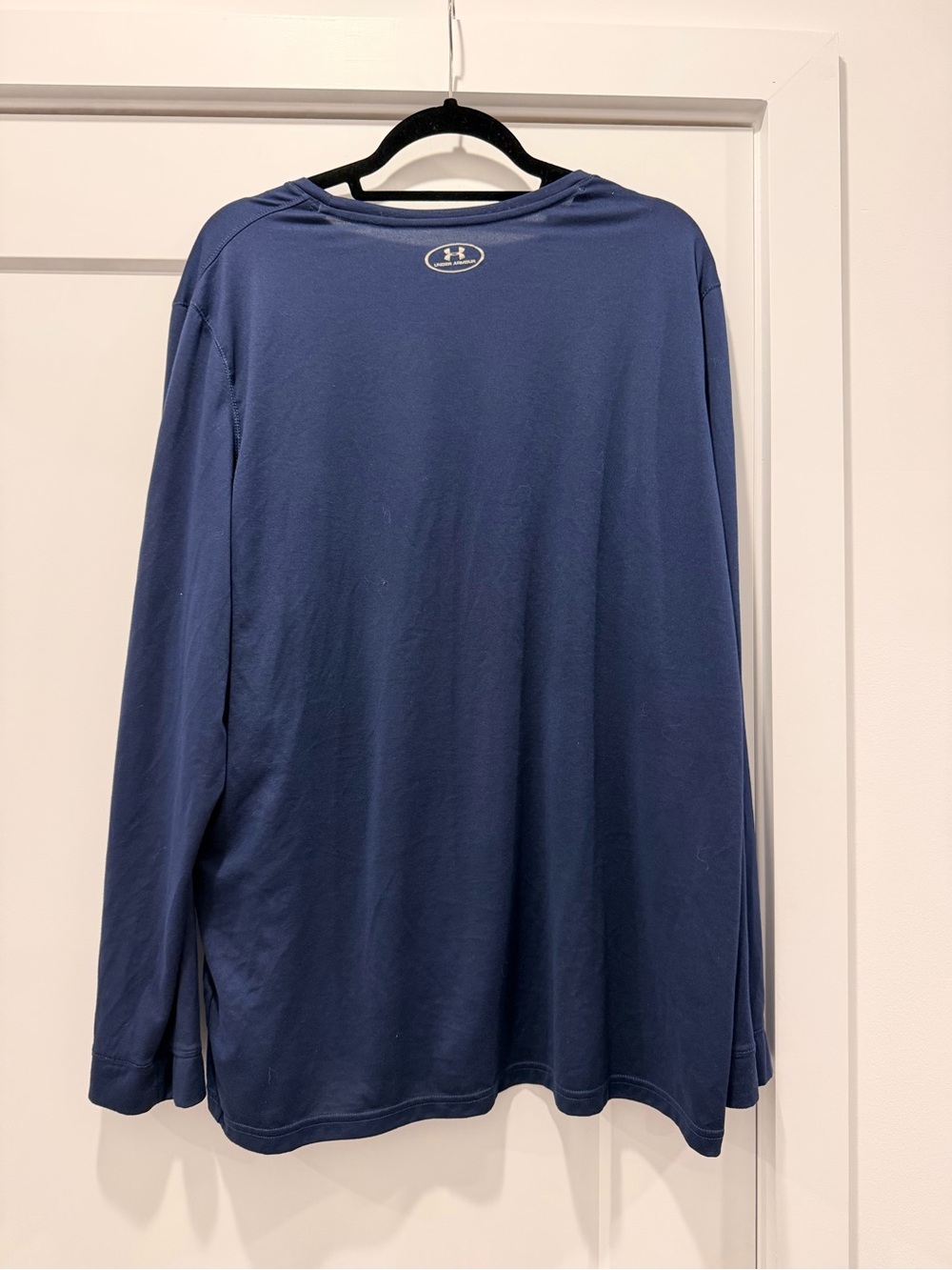 Under Armour Navy Long Sleeve "All-Star Sports Academy" Performance Tee - Picture 2 of 3